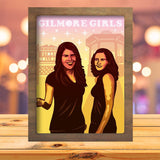 Gilmore Girls - Paper Cut Light Box File - Cricut File - 20x26cm - LightBoxGoodMan