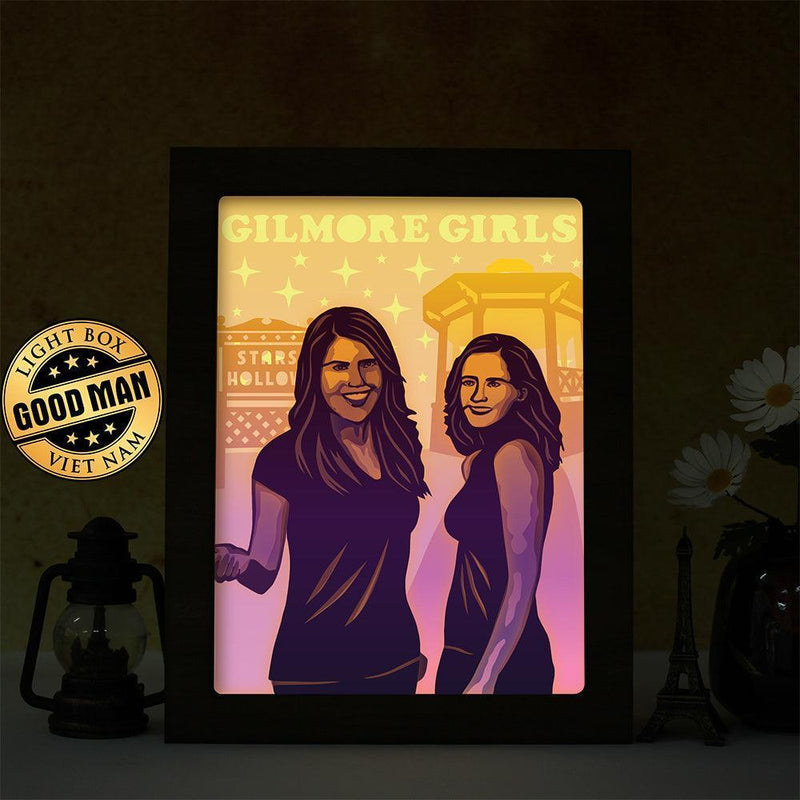 Gilmore Girls - Paper Cut Light Box File - Cricut File - 20x26cm - LightBoxGoodMan - LightboxGoodman