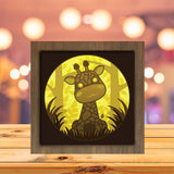 Giraffe Jungle - Paper Cutting Light Box - LightBoxGoodman