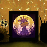 Giraffe Jungle - Paper Cutting Light Box - LightBoxGoodman - LightboxGoodman