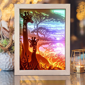 Landscape Paper Cut Light Box Files - LightBoxGoodMan