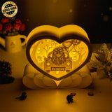 Gnome Love - Heart Papercut Lightbox File - 6.3x7.5" - Cricut File - LightBoxGoodMan - LightboxGoodman