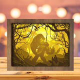 Gorilla 1 - Paper Cutting Light Box - LightBoxGoodman