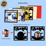 Graduation Gift 3 – Personalized Papercut Lightbox File - 8x8" - Cricut File - LightBoxGoodMan - LightboxGoodman
