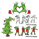 Grinch Christmas 2 - Cricut File - Svg, Png, Dxf, Eps - LightBoxGoodMan