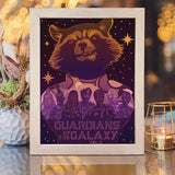 Guardians of the Galaxy Vol. 3 – Paper Cut Light Box File - Cricut File - 20x26cm - LightBoxGoodMan