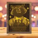 Guardians of the Galaxy Vol. 3 - Paper Cutting Light Box - LightBoxGoodman