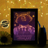 Guardians of the Galaxy Vol. 3 - Paper Cutting Light Box - LightBoxGoodman - LightboxGoodman