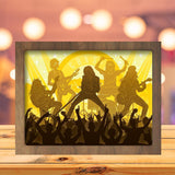 Guns N' Roses - Paper Cutting Light Box - LightBoxGoodman