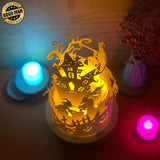 Halloween 1 - 3D Dome Lantern File - Cricut File - LightBoxGoodMan - LightboxGoodman