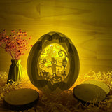 Halloween 1 - Easter Egg 3D Pop-up File - Cricut File - 5.8x4.8