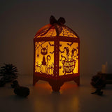 Halloween 1 - Paper Cut Lantern File - Cricut File - 10,5x20,6cm - LightBoxGoodMan