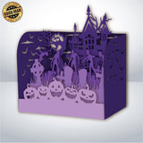 Halloween 1 - Paper Cut Mini-Showcase File - Cricut File - 10x12cm - LightBoxGoodMan - LightboxGoodman