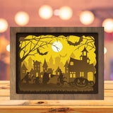 Halloween 1 - Paper Cutting Light Box - LightBoxGoodman - LightboxGoodman