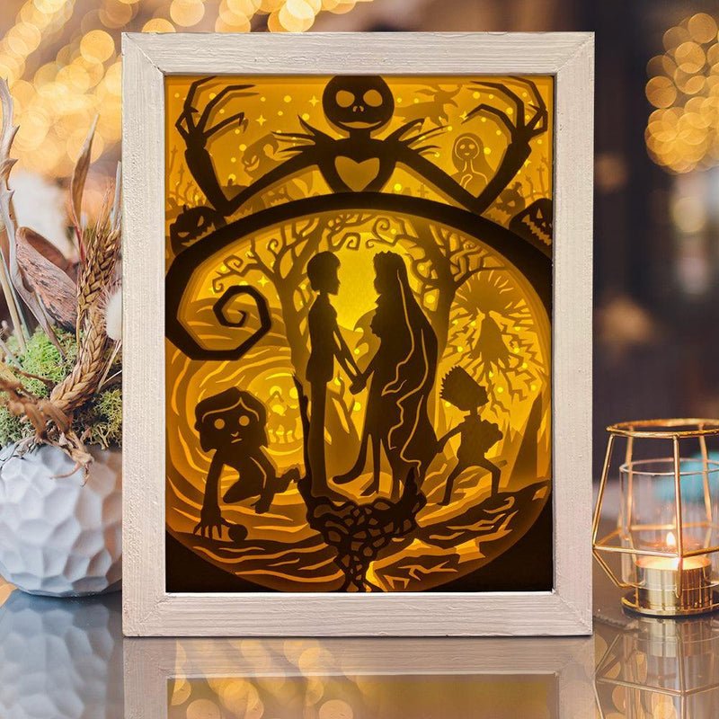 Halloween 15 – Paper Cut Light Box File - Cricut File - 20x26cm - LightBoxGoodMan - LightboxGoodman