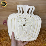 Halloween 2 - 3D Pop-up Light Box Vase File - Cricut File - LightBoxGoodMan - LightboxGoodman