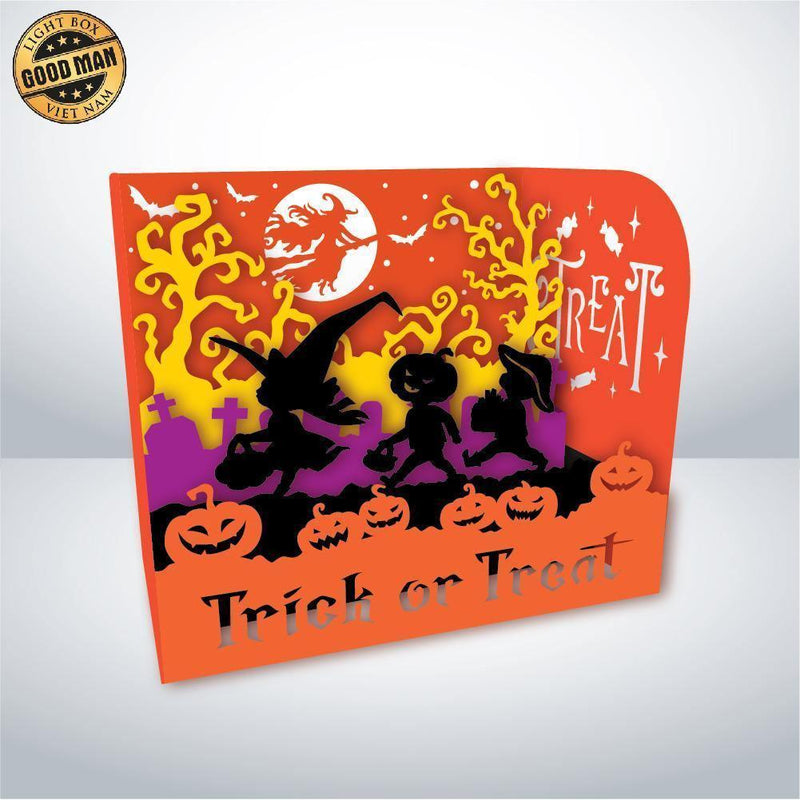 Halloween 2 - Paper Cut Mini-Showcase File - Cricut File - 10x12cm - LightBoxGoodMan - LightboxGoodman