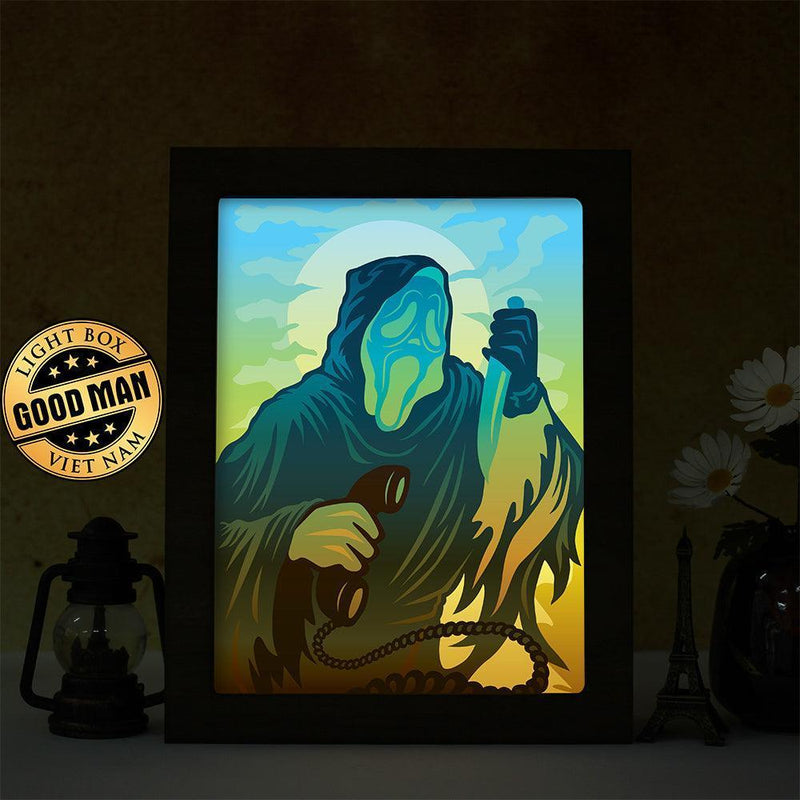 Halloween 23 - Paper Cut Light Box File - Cricut File - 20x26cm - LightBoxGoodMan - LightboxGoodman