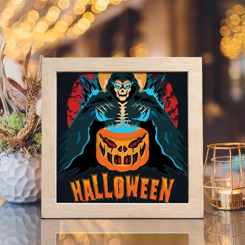 Halloween 26 – Paper Cut Light Box File - Cricut File - 20x20cm - LightBoxGoodMan - LightboxGoodman
