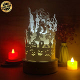 Halloween 3 - 3D Dome Lantern File - Cricut File - LightBoxGoodMan - LightboxGoodman