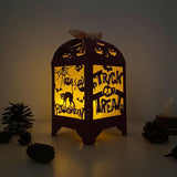 Halloween 3 - Paper Cut Lantern File - Cricut File - 10,5x20,6cm - LightBoxGoodMan