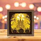Halloween 3 Square - Paper Cutting Light Box - LightBoxGoodman