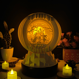 Halloween - 3D Pop-up Light Box Globe File - Cricut File - LightBoxGoodMan