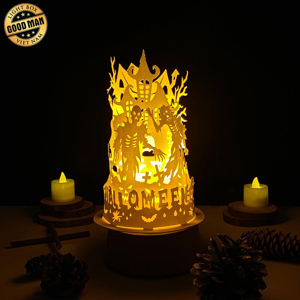 Halloween 4 - 3D Dome Lantern File - Cricut File - LightBoxGoodMan - LightboxGoodman