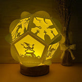 Halloween 4 - Pentagon 3D Lantern File - Cricut File - LightBoxGoodMan