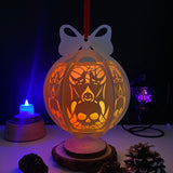 Halloween Bat - Globe Lantern File - Cricut File - LightBoxGoodMan