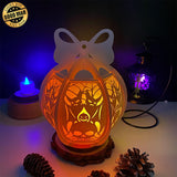 Halloween Bat - Globe Lantern File - Cricut File - LightBoxGoodMan - LightboxGoodman