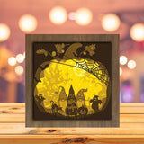 Halloween Gnome - Paper Cutting Light Box - LightBoxGoodman - LightboxGoodman
