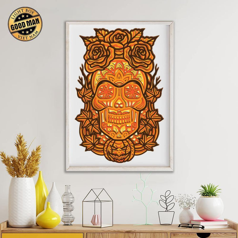 Halloween - Paper 3D Layered File - Cricut File - 19x29cm - LightBoxGoodMan - LightboxGoodman