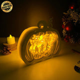 Halloween - Paper Cut PumpKin Light Box File - Cricut File - 16.6x17.5 cm - LightBoxGoodMan - LightboxGoodman