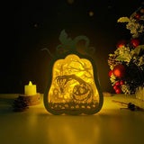 Halloween Pumpkin - Paper Cut PumpKin Light Box File - Cricut File - 15.3x21.1 cm - LightBoxGoodMan