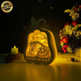 Halloween Pumpkin - Paper Cut PumpKin Light Box File - Cricut File - 15.3x21.1 cm - LightBoxGoodMan - LightboxGoodman
