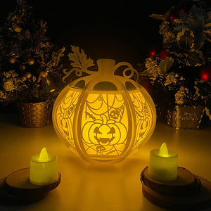 Halloween Pumpkin - Pumpkin Lantern File - Cricut File - LightBoxGoodMan - LightboxGoodman