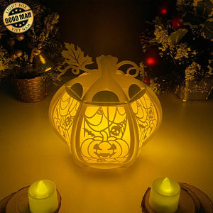 Halloween Pumpkin - Pumpkin Lantern File - Cricut File - LightBoxGoodMan - LightboxGoodman