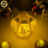 Halloween Scarecrow - Pumpkin Lantern File - Cricut File - LightBoxGoodMan - LightboxGoodman