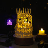Hanukkah - 3D Dome Lantern File - Cricut File - LightBoxGoodMan - LightboxGoodman