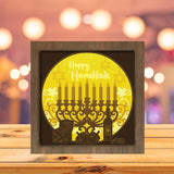 Hanukkah - Paper Cutting Light Box - LightBoxGoodman