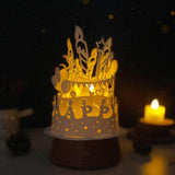 Happy Birthday 2 - 3D Dome Lantern File - Cricut File - LightBoxGoodMan
