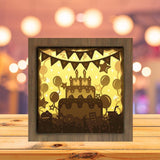 Happy Birthday 2 - Paper Cutting Light Box - LightBoxGoodman - LightboxGoodman