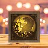 Happy New Year 2022 - Paper Cutting Light Box - LightBoxGoodman - LightboxGoodman