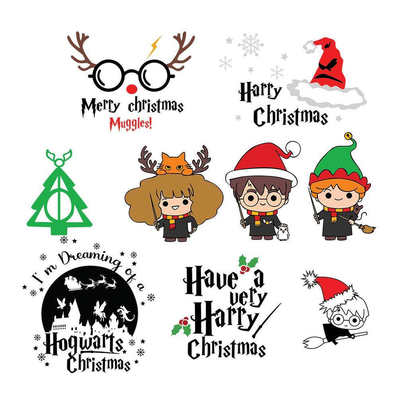 Harry Christmas - Cricut File - Svg, Png, Dxf, Eps - LightBoxGoodMan - LightboxGoodman