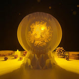 Harry Potter - 3D Pop-up Light Box Globe File - Cricut File - LightBoxGoodMan