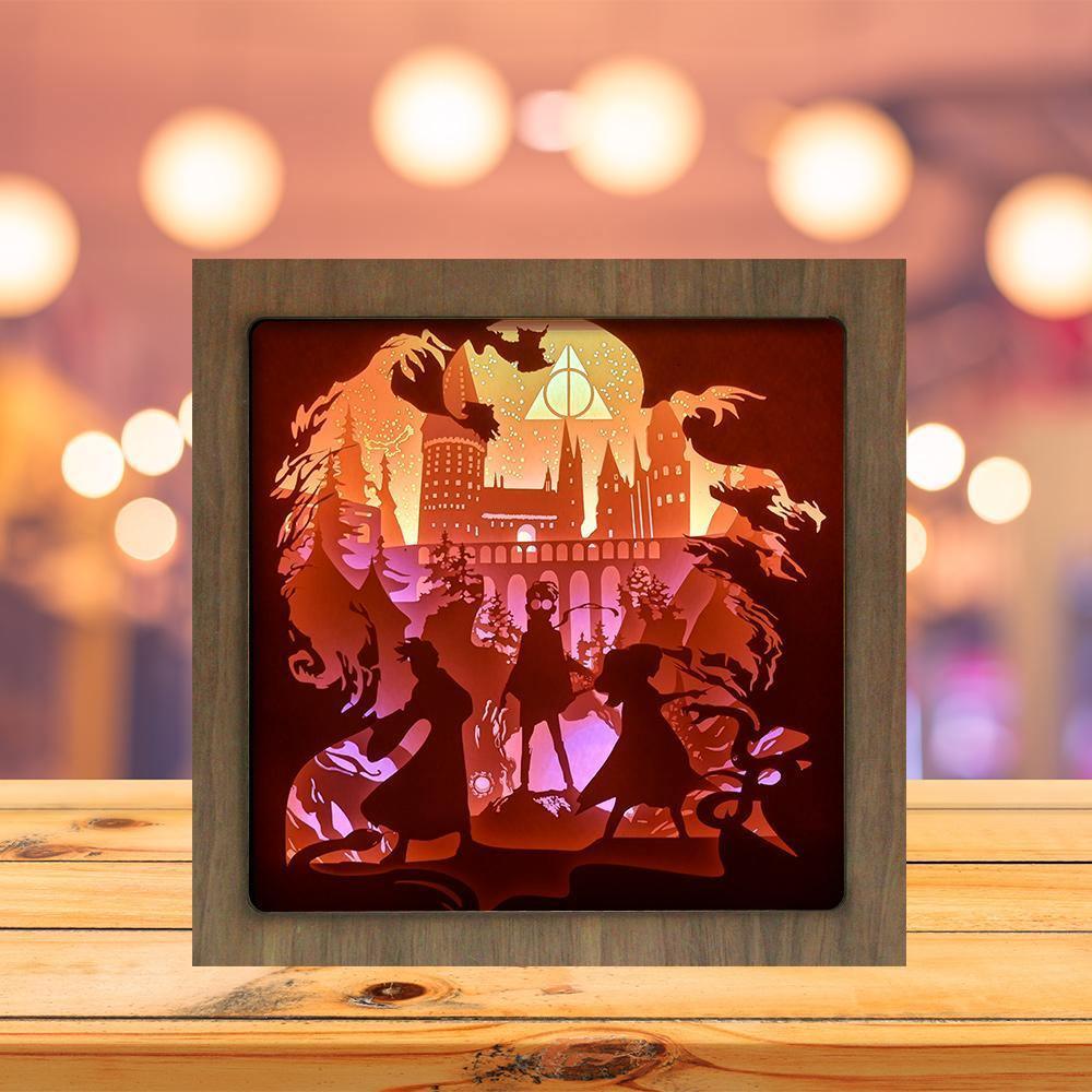 Harry Potter 4 Square - Paper Cutting Light Box - LightBoxGoodman