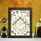 Harry Potter Marauders Map - Paper Cut Light Box File - Cricut File - 20x26cm - LightBoxGoodMan - LightboxGoodman