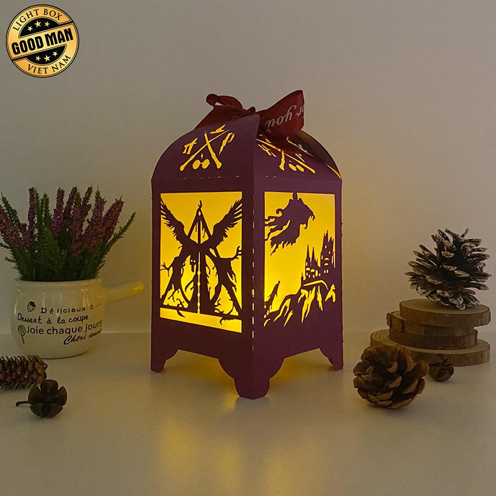 Harry Potter - Paper Cut Lantern File - Cricut File - 10,5x20,6cm - LightBoxGoodMan - LightboxGoodman