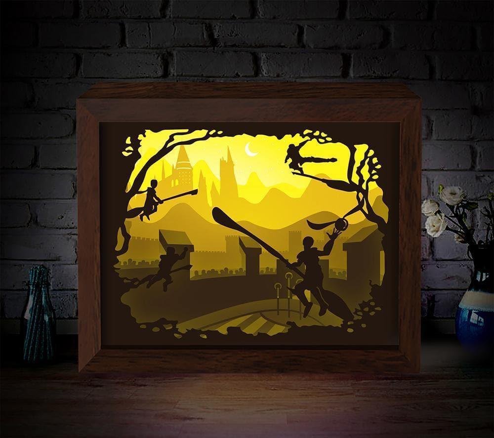 Harry Potter Play Game – Paper Cut Light Box File - Cricut File - 20x26cm - LightBoxGoodMan - LightboxGoodman